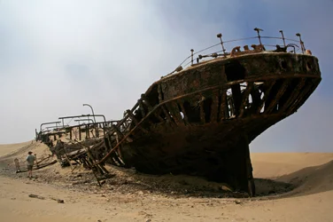 Eduard Boleyn Shipwreck in the Namib Desert